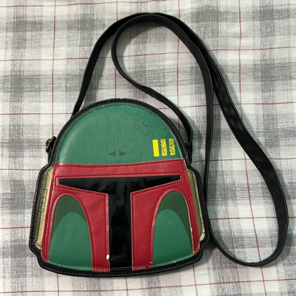 Loungefly Star Wars Boba Fett Crossbody Bag Purse - Picture 1 of 4